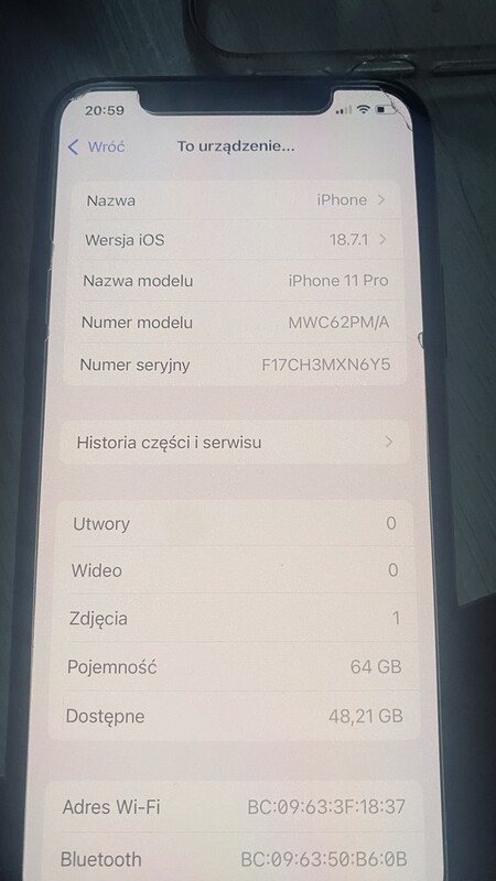 Elbląg iPhone 11 Pro stan bardzo dobry
Telefon w wizualnym stanie bardzo dobrym wszystko oryginalne, pojemność pamięci