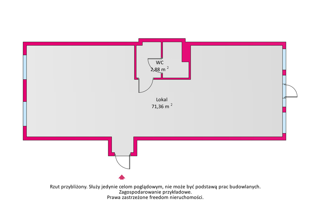 Elbląg FREEDOM NIERUCHOMOŚCIWynajmę lokal użytkowy - Elbląg, Stary Rynek. Oferta lokalu w prestiżowej