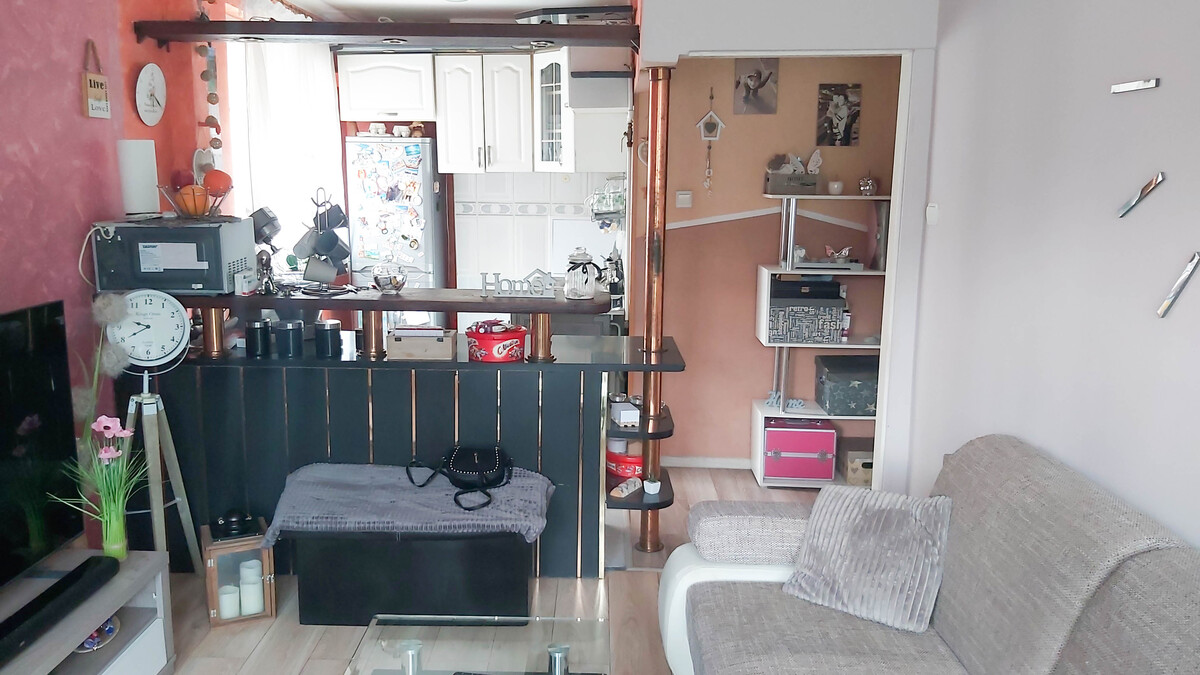 Elbląg REZERWACJA - Mieszkanie 3-pokoje 45 m2 * Grunwaldzka 3 (parter) * 310 000 zł * Czynsz 580 zł