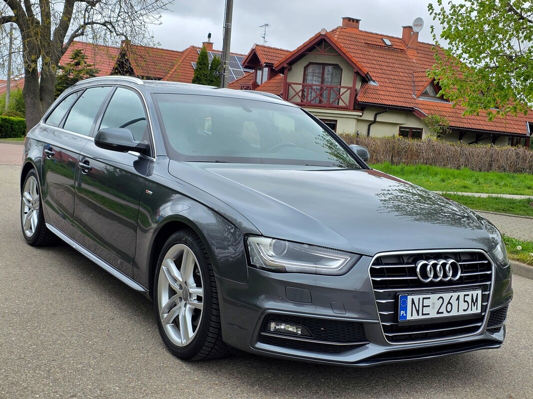 Elbląg Audi A4 3xSlineRok Produkcji X 2015Silnik :BenzynaLedy Bi-xenon Sportsize El. klapaZarejestrowany!