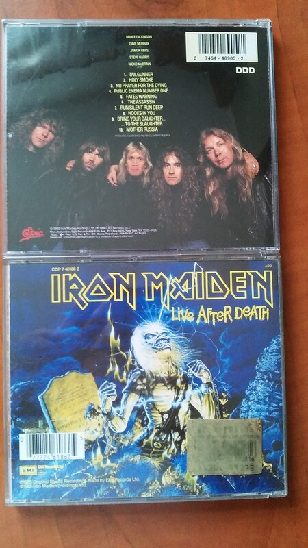 Elbląg Sprzedam płyty CD
IRON MAIDEN - Live After Death 50 zł
IRON MAIDEN - Best Of The Best