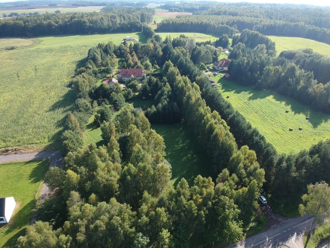 Elbląg BIURO NIERUCHOMOŚCISZULC& SZULCDziałka budowlana - Kamiennik Wielki, gmina MilejewoPowierzchnia - 3034 m2Na