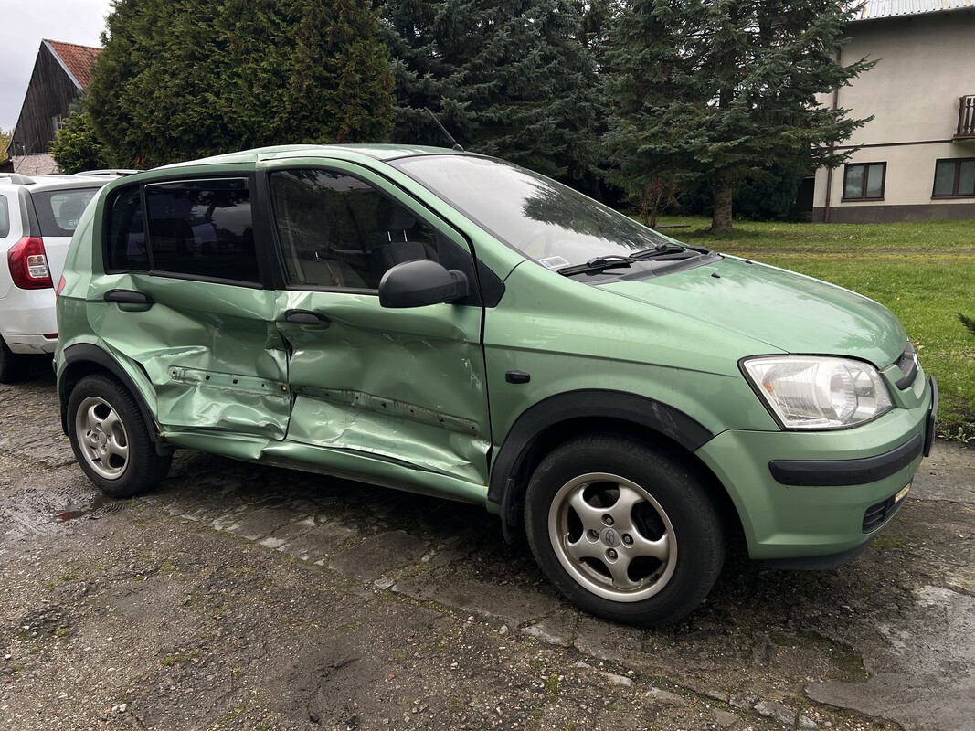 Elbląg Hyundai Getz mały przebieg uszkodzony bok