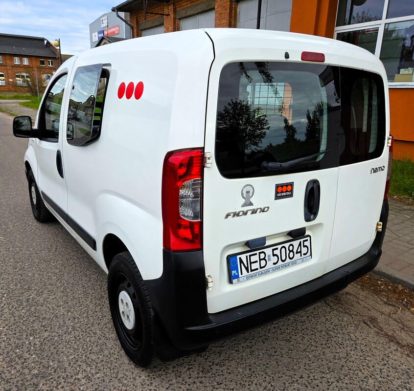 Elbląg Fiat Fiorino 2010Rok 1,3Diesel 75Km 5-Osobowy Niski Oryginalny Przebieg 156tyś-Wspomaganie Kierownicy