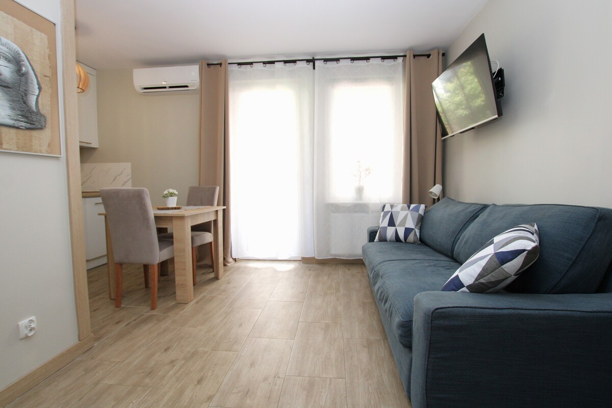 Elbląg NIERUCHOMOŚCI ANNA KRASZEWSKA Apartament 2-pokojowy w wysokim standardzie Mierzeja Wiślana,