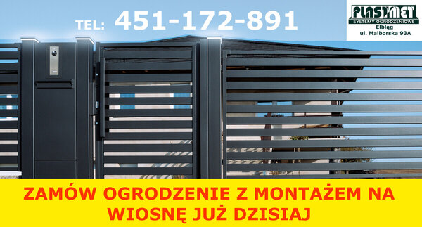 Elbląg 🏡  OGRODZENIA ALUMINIOWE ORAZ STALOWE  🏡  BRAMY - FURTKI - OGRODZENIA 