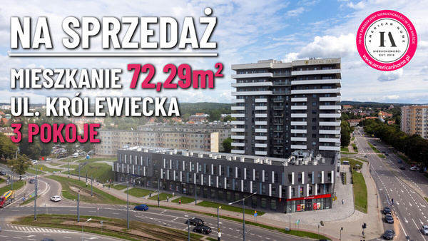 Elbląg   TO MY SPRZEDAJEMYNIERUCHOMOŚCI W TYM MIEŚCIEBIURO NIERUCHOMOŚCIAMERICAN HOMEFOR SALE - MIESZKANIE UL.