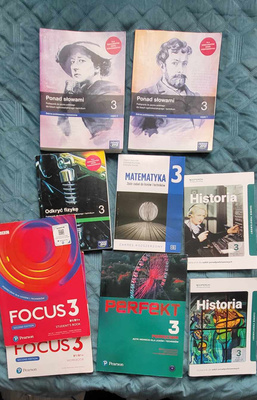 Elbląg Sprzedam podręczniki do szkół średnich Liceum, technikum etc. Wszystkie ceny na zdjęciu przy większej ilości
