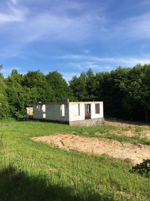 Elbląg 🌳 Działka w Gronowie Górnym z rozpoczętą budową domu 🏡