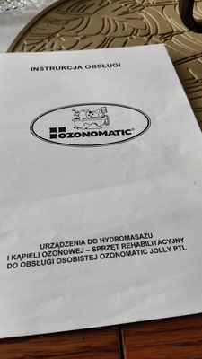 Elbląg Sprzedam Ozonomatic do masażu i wytwarzania ozonu, 8 programów, w kaplecie 2 maty i 2 rury pojemnik do masażu
