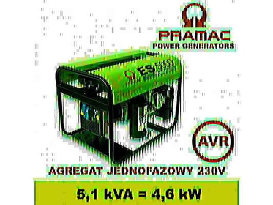 Elbląg AGREGAT PRĄDOTWÓRCZY  PRAMAC  ES5000 AVR 230V  PROMOCJA NA WSZYSTKIE AGREGATY  NA HASŁO -