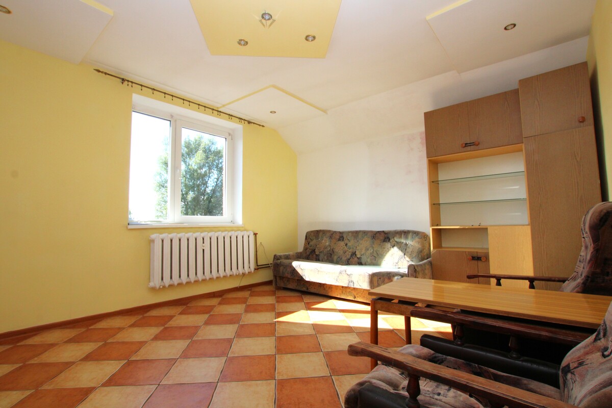 Elbląg NIERUCHOMOŚCI ANNA KRASZEWSKA  Bezczynszowe mieszkanie 1-pokojowe z garażem    Mleczewo, gm.