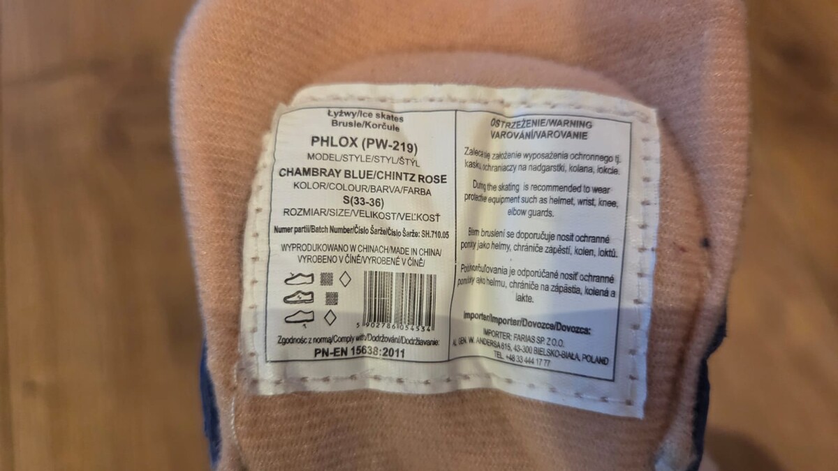 Elbląg Łyżwy dziecięce - z możliwością regulacji rozmiaru
rozmiar 33-36
Stan bardzo dobry
(mam do sprzedania 2