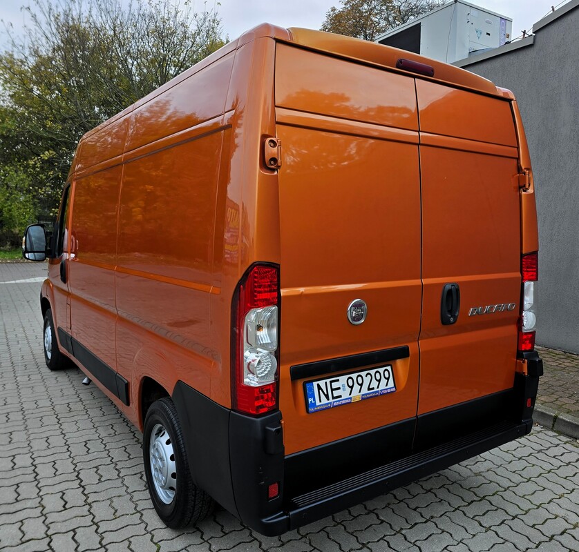 Elbląg Fiat Ducato Średni 2.3Diesel  120KM 2010Rok 3-Osobowy Zadbany Bez Rdzy  -Klimatyzacja  Poduszki