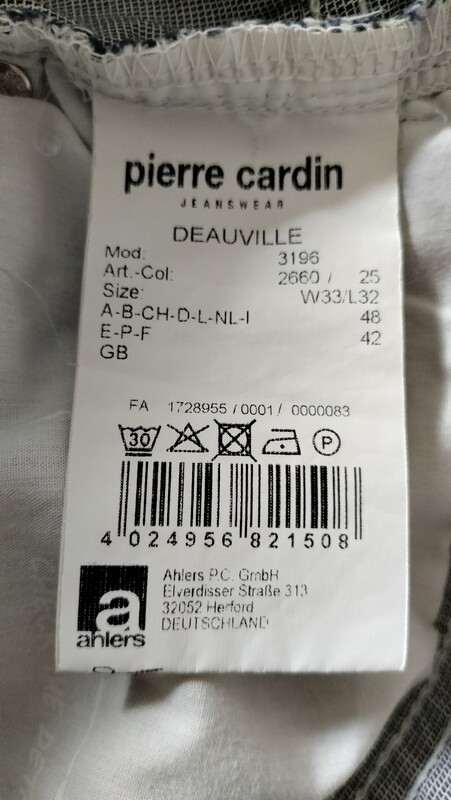 Elbląg OKAZJA. OODAM ZA 40 ZŁ SPODNIE MĘSKIE FIRMYPIERRE CARDIN, ROZ. Z METKI W 33 / L 32
PAS 81 CM. NIGDY NIE