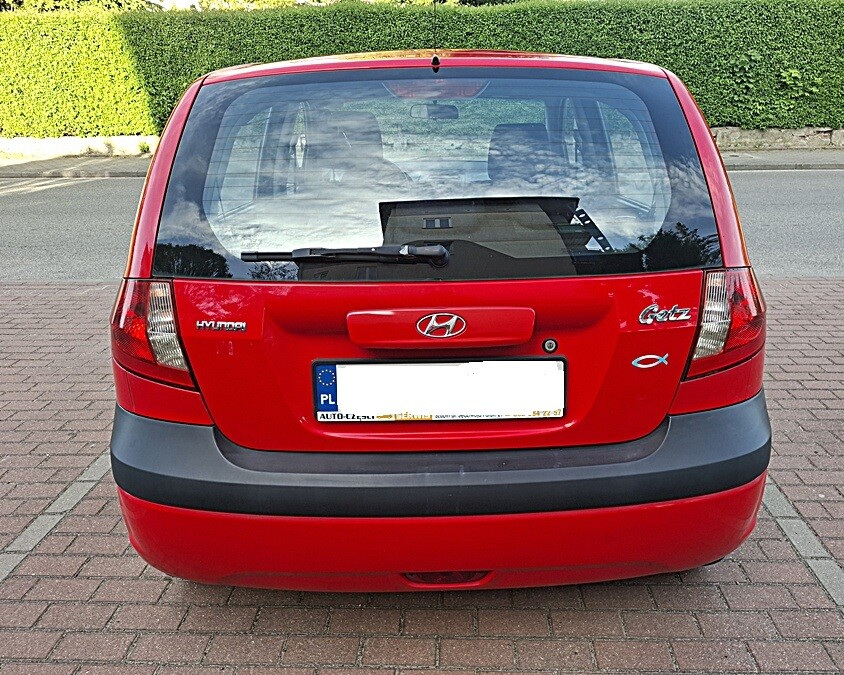 Elbląg HYUNDAI GETZ1.1 BenzynaPrzebieg - 107 tyś. km2008 r--- WZOROWY ---