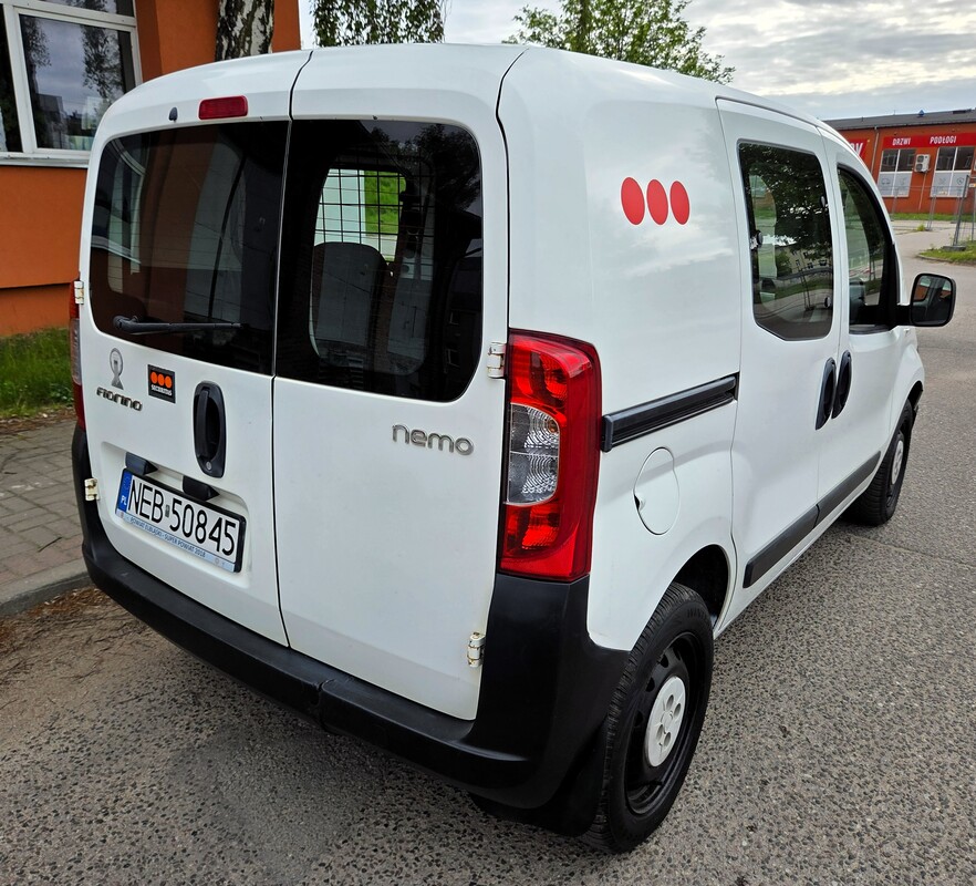Elbląg Fiat Fiorino 2010Rok 1,3Diesel 75Km 5-Osobowy Niski Oryginalny Przebieg 156tyś-Wspomaganie Kierownicy