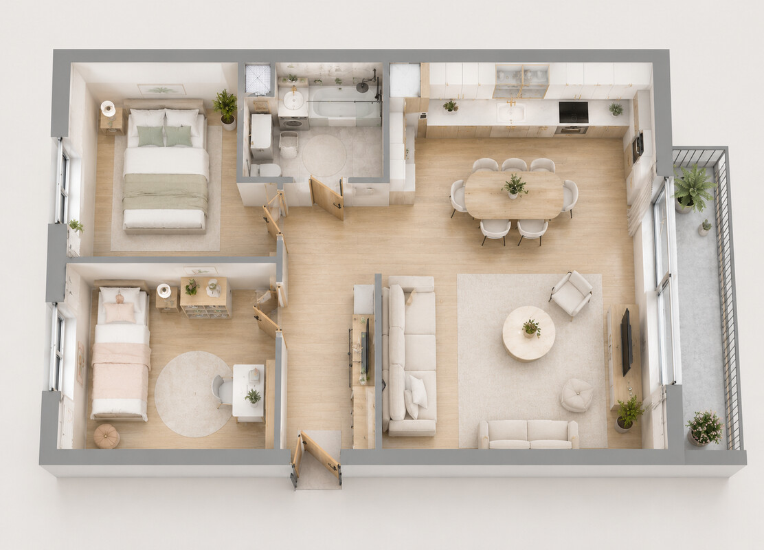 Elbląg WGN NIERUCHOMOŚCI PREZENTUJE MIESZKANIE NA SPRZEDAŻ W INWESTYCJI APARTAMENTY ZAWADA : 3 POKOJE Z ANEKSEM