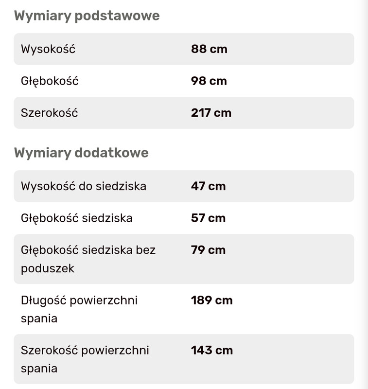 Elbląg Wygodna sofa w bardzo dobrym stanie. Idealna do salonu lub pokoju gościnnego. Szara.
Nie posiada żadnych dziur