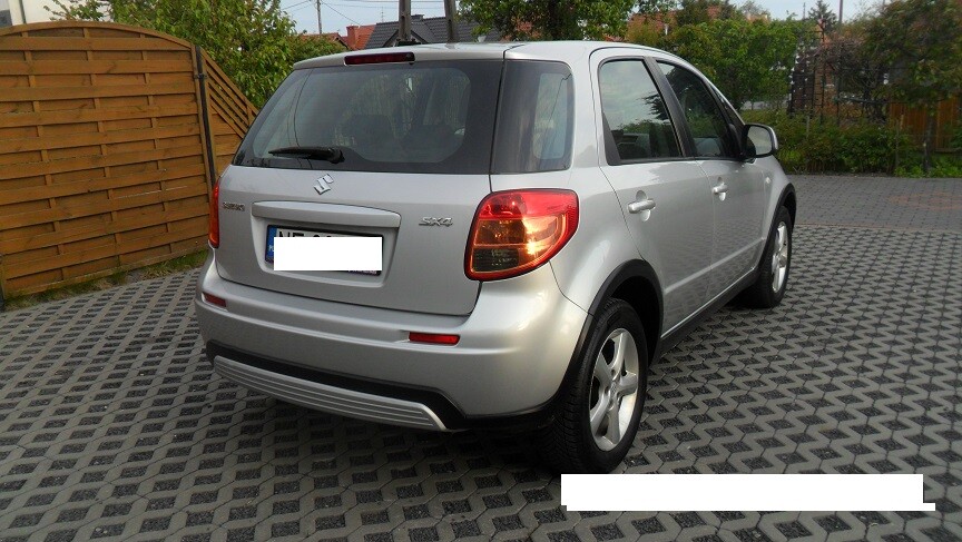 Elbląg SUZUKI Sx4 ROK 2010POJ 1,5 BenzKlimatyzacja sprawnaAlu felgiAir bag Grzane fotele HalogenyElektryczne