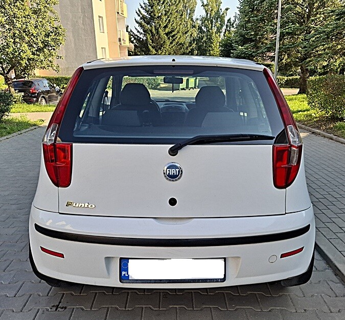 Elbląg FIAT PUNTO FL1.2 BenzynaPrzebieg 126 tyś. kmSerwisowany