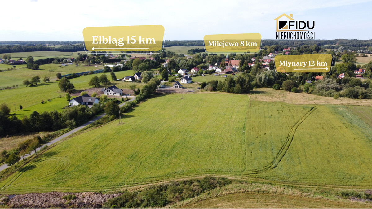Elbląg 🏡 Nowa oferta tylko w FiDU Nieruchomości📍Pomorska WieśDziałka 3 094 m²  📐Z