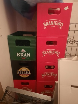 Elbląg Ktoś chętny na skrzynki po piwie.5 zł za szt. mam 17 szt