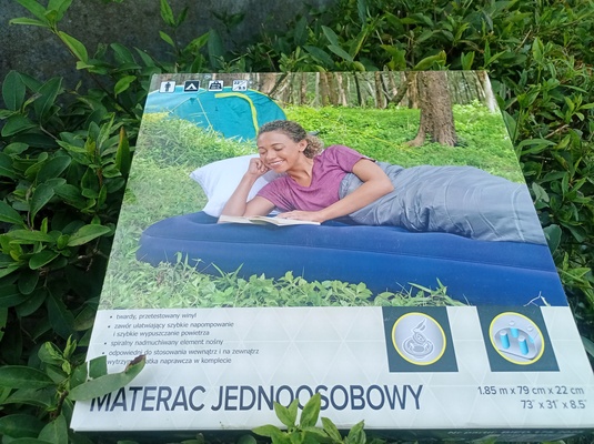 Elbląg Materac dmuchany jednoosobowy  nowy nieotwarty zapraszam do kontaktu osoby zainteresowane