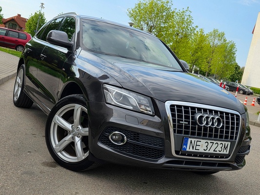 Elbląg Audi Q5 Pełny SlineSilnik :BenzynaAutomat Napęd Quattro 4x4Ledy Bi-xenon Sportsize SkóryZarejestrowany!