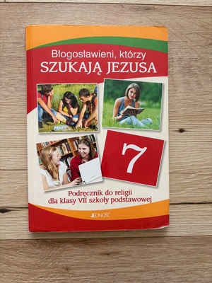 Elbląg Sprzedam podręcznik do Religii klasa 7
Błogosławieni, którzy szukają Jezusa
Wydawnictwo - Jedność