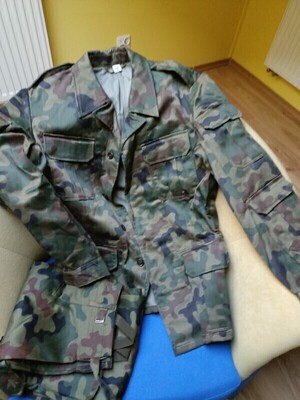Elbląg Mundur wojskowy polowy. Bluza+ spodnie. Rozmiar 104/178.Nowy. Model WZ-127