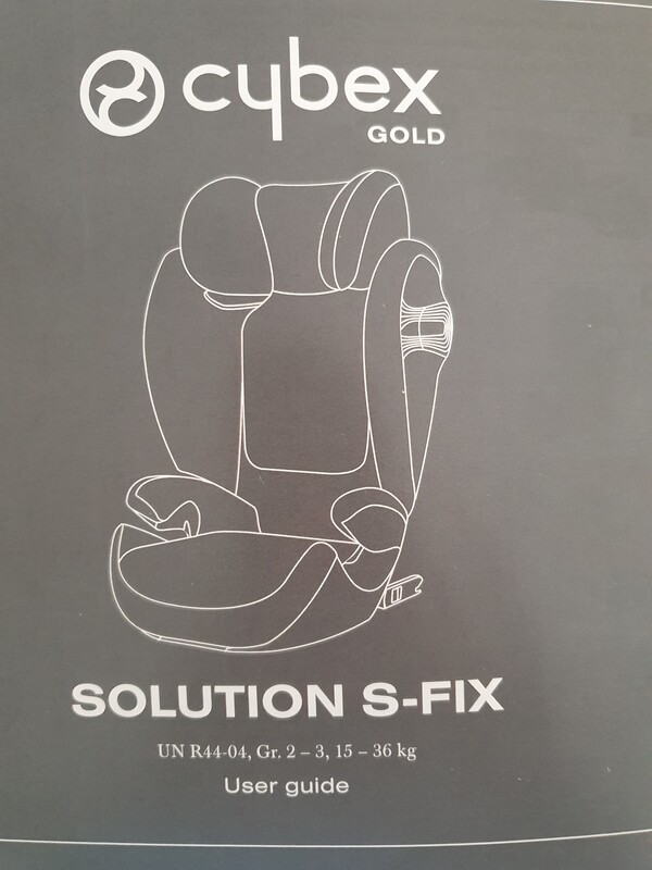 Elbląg Sprzedam fotelik samochodowy CYBEX GOLD, SOLUTION S-FIX. Fotelik jest przeznaczony dla dzieci od 15 kg do 36
