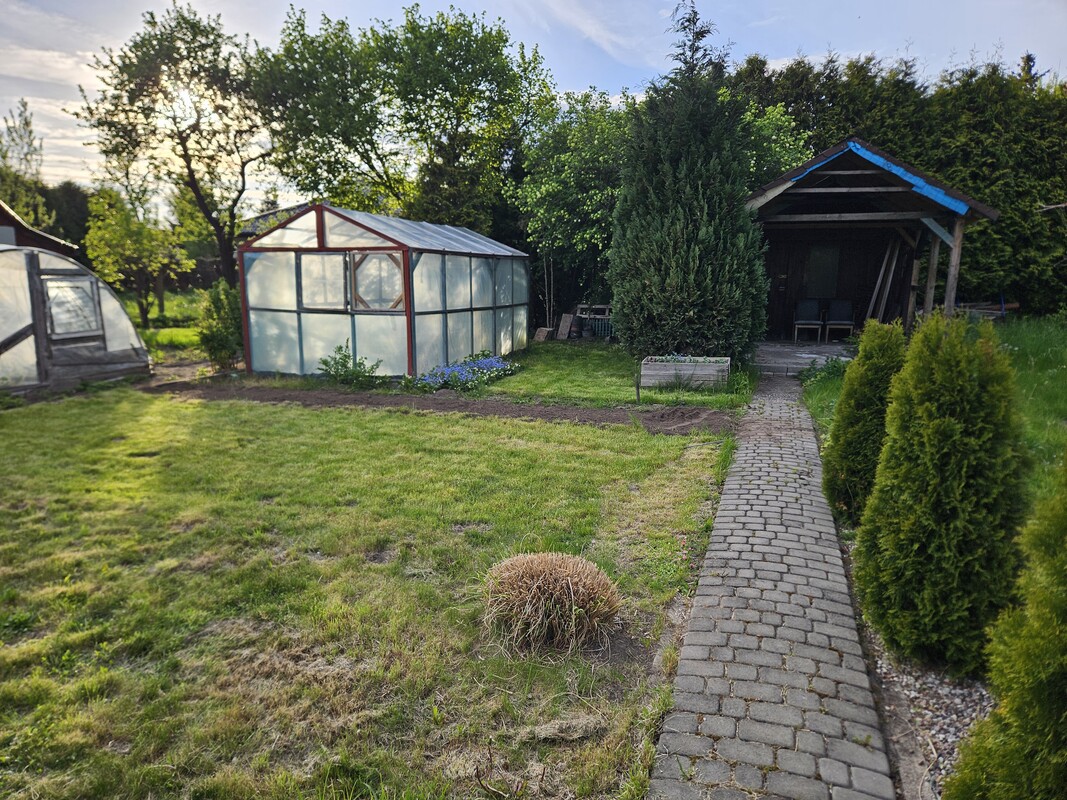 Elbląg Dzialka ROD im Kopernika przy ul. Klonowej. Działka zadbana i ogrodzona, z dostępem do prądu i wody.
Na