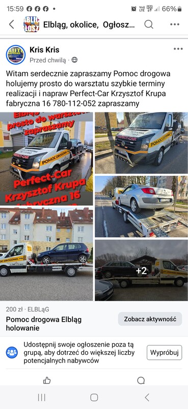 Elbląg SERWIS SAMOCHODOWY PERFECT-CAR  AUTO NAPRAWA FABRYCZNA16 Krzysztof Krupa-Klimatyzacja Nabijanie