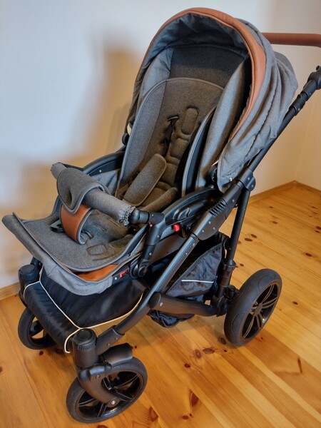 Elbląg Sprzedam wózek Camarelo Baleo 3w1.Używany przez jedno dziecko. Stan bardzo dobry-wózek i akcesoria bardzo