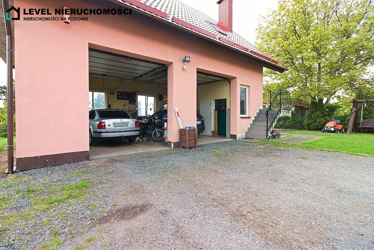 Elbląg LEVEL NIERUCHOMOŚCI Dom, warsztat na dużej działce w mieście Zabudowa 257m2,działka 1340m2