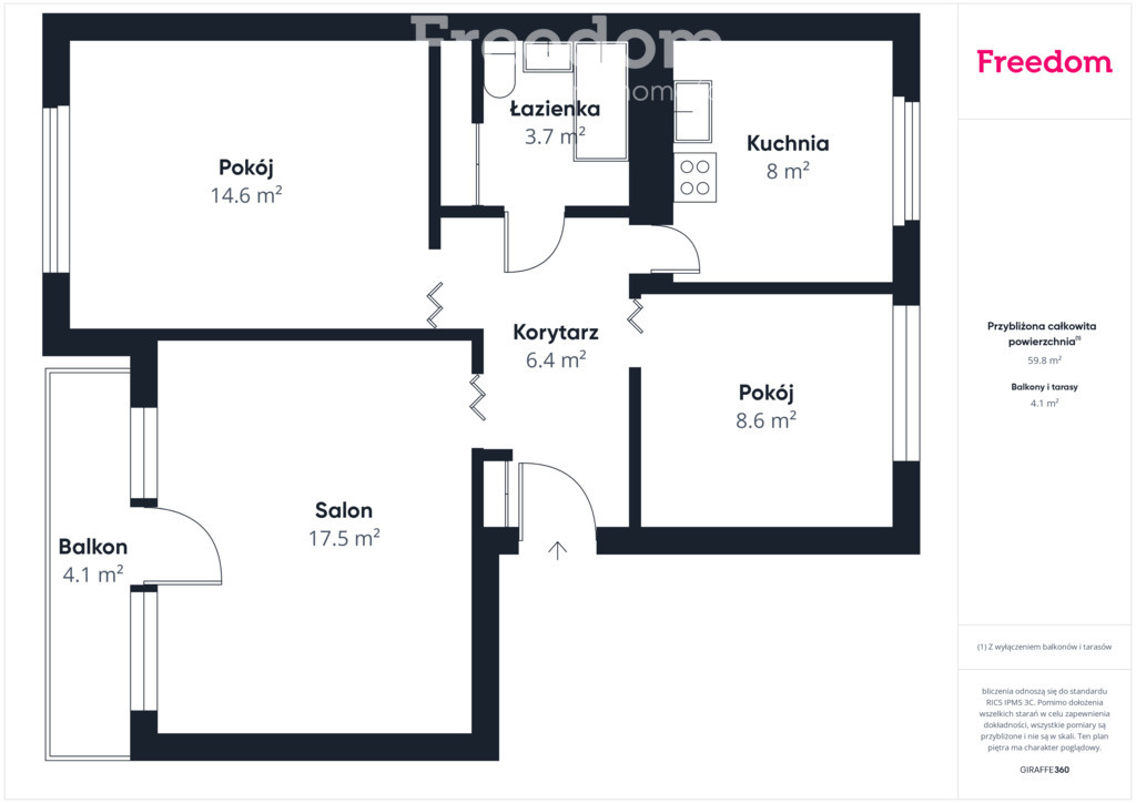 Elbląg FREEDOM NIERUCHOMOŚCISprzedam mieszkanie - Orneta, Przemysłowa. Mieszkanie znajduje się na IV piętrze