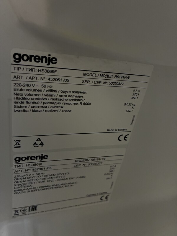 Elbląg Sprzedam lodówkę (chłodziarkę) Gorenje R6191 FW
Lodówka biała w bardzo dobrej kondycji, minimalne ślady
