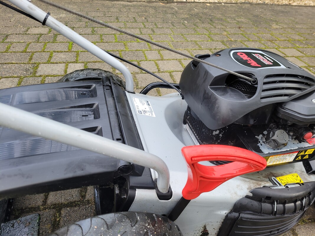 Elbląg Używana sprawna duża kosiarka spalinowa firmy AL-KO serii 500 model 470B napędzana niezawodnym silnikiem