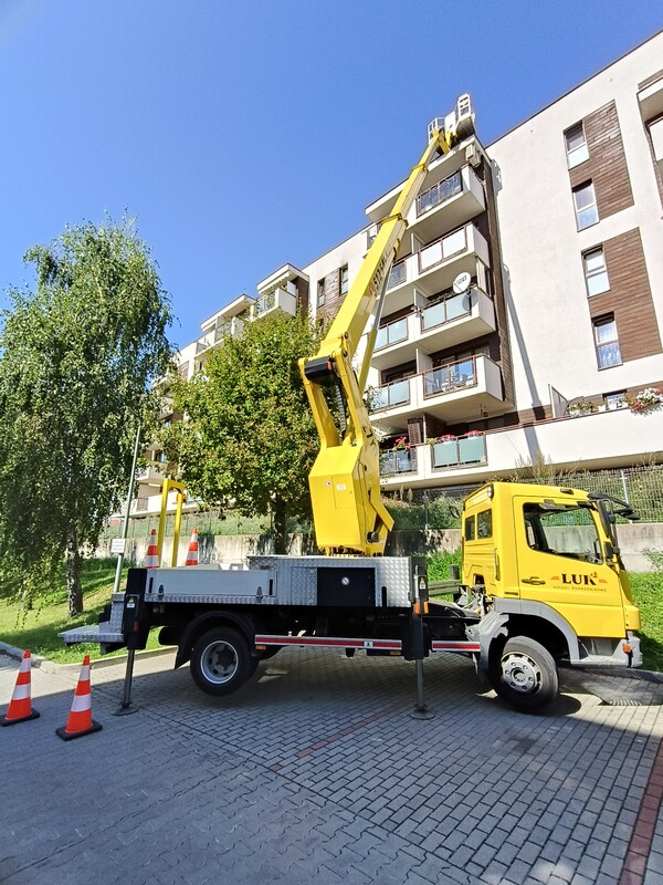 Elbląg • Usługi podnośnikowe - wynajem podnośnika koszowego 27m
• Wycinka, pielęgnacja drzew i krzewów