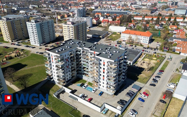 Elbląg Nowoczesne dwupokojowe mieszkanie z balkonem ELTOWER ul. Mielczarskiego 49 ElblągNowoczesność,