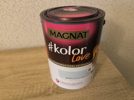 Elbląg Sprzedam nową farbę  Magnat #KolorLove K23 Delikatna Mięta 5L