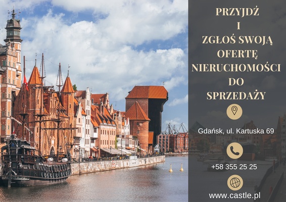 Elbląg Zapraszamy do współpracy mieszkańców Elbląga i okolic! Biuro Nieruchomości CASTLE zaprasza!