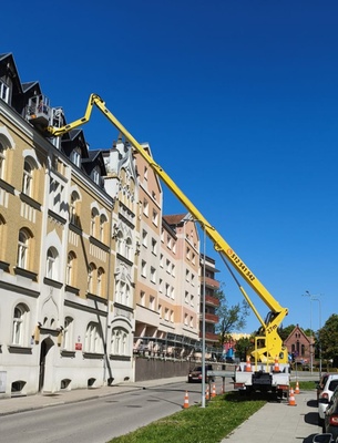 Elbląg &bull; usługi podnośnikowe - wynajem podnośnika koszowego 27m
&bull; wycinka, pielęgnacja drzew i krzewów