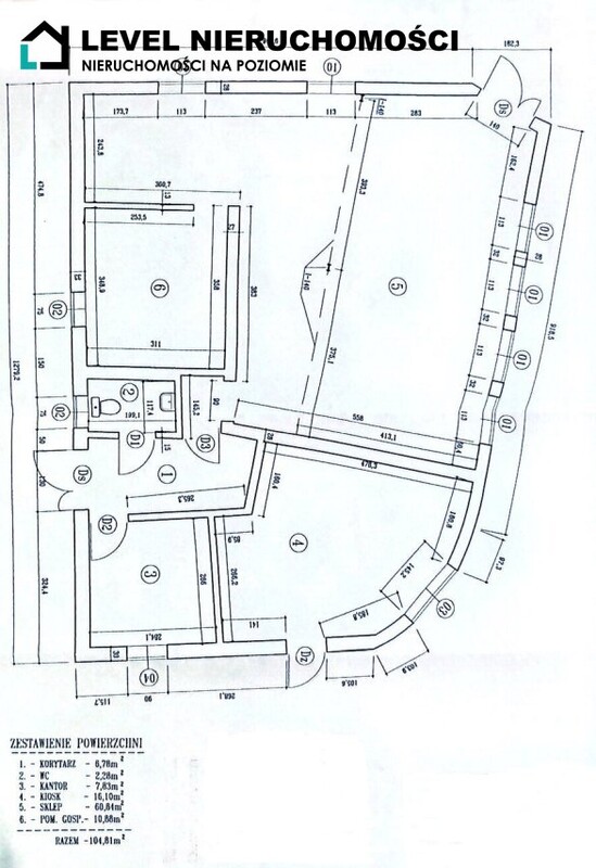 Elbląg LEVEL NIERUCHOMOŚCI Bezczynszowy lokal wolnostojącyul. Fredry 105 m2