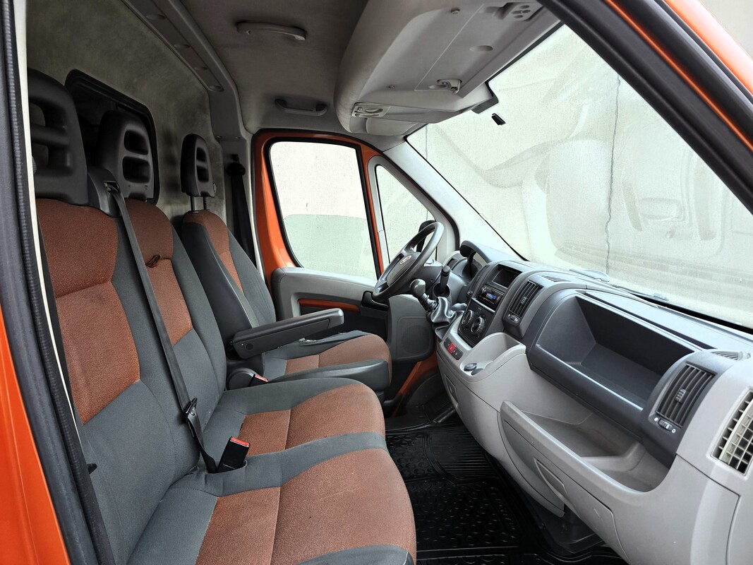 Elbląg Fiat Ducato Średni 2.3Diesel  120KM 2010Rok 3-Osobowy Zadbany Bez Rdzy  -Klimatyzacja  Poduszki