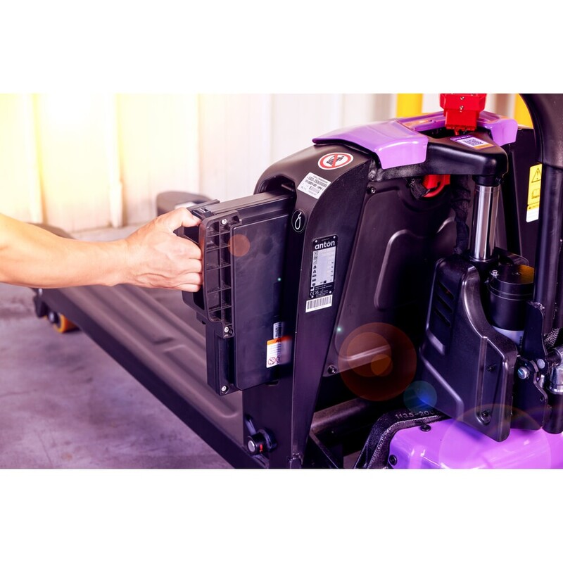 Elbląg Elektryczny wózek paletowy paleciakUdźwig 1500 kgDługość wideł 1150 mm Akumulator Li-IonPromocja: 3990 zł