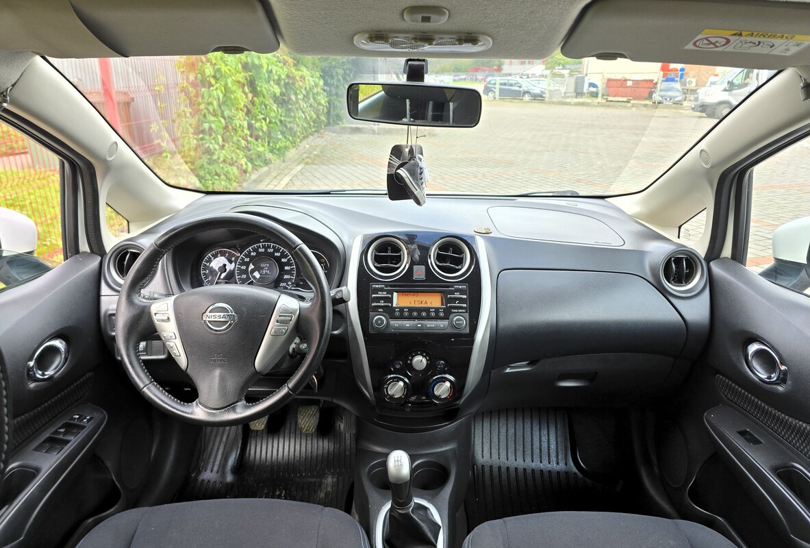 Elbląg Nissan Note 1.2Benzynka 80KM 2016Rok Bardzo Dobry Stan Ekonomiczny 4l/100km-Klimatyzacja Wspomaganie