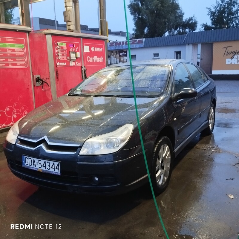 Elbląg Sprzedam CITROENA C5 - WERSJA EXCLUSIVE !. Kolor: Grafitowo / Czarny z Doskonałym silnikiem DIESLA - 2.0 HDI.