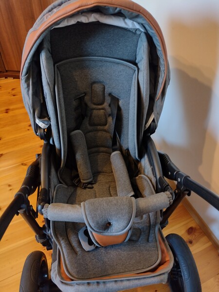 Elbląg Sprzedam wózek Camarelo Baleo 3w1.Używany przez jedno dziecko. Stan bardzo dobry-wózek i akcesoria bardzo